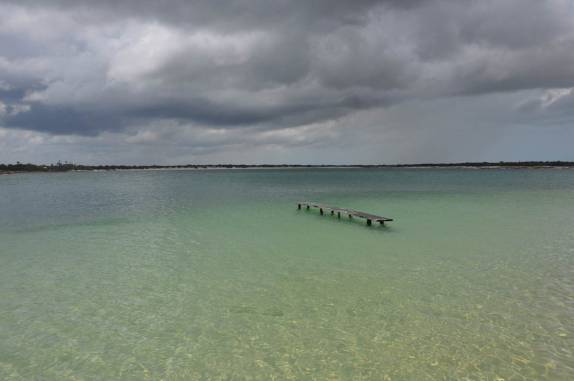 Sol e chuva na Lagoa Azul, em Jericoacoara - CE